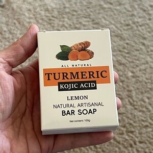 New Natural Tumeric Lemon Bar Soap